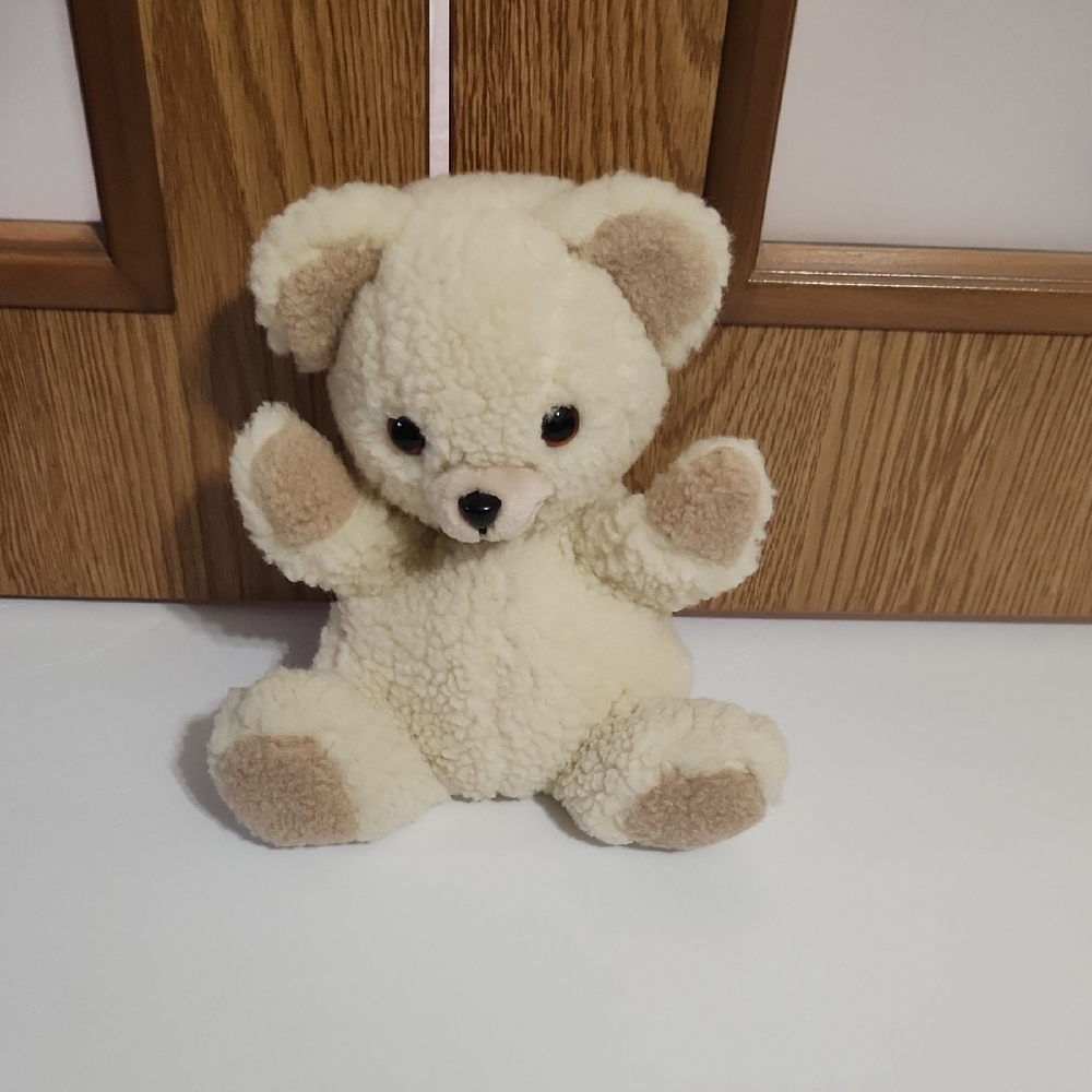 Snuggle Bear 1985 Russ Hand Puppet Stuffed Bear